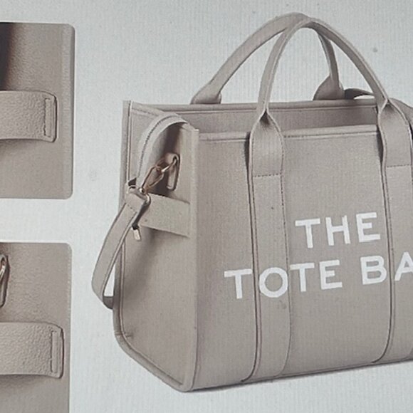 The Tote bag for Women, Leather Muddy gray #765 - Picture 7 of 12
